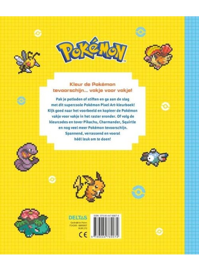 Deltas - Pokémon pixel kleurpret