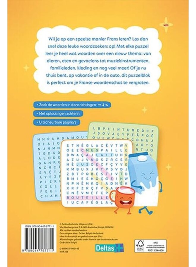 Deltas - Woordzoekers - Ik leer Frans!