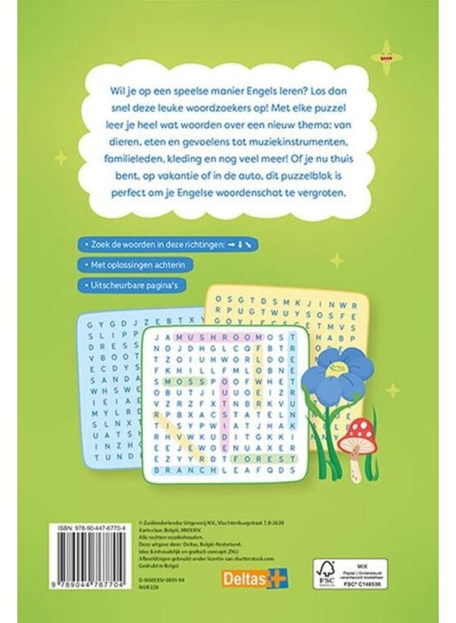 Deltas - Woordzoekers - Ik leer Engels!