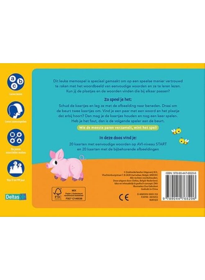 Deltas - Ik leer lezen! Memo-spel (AVI start)