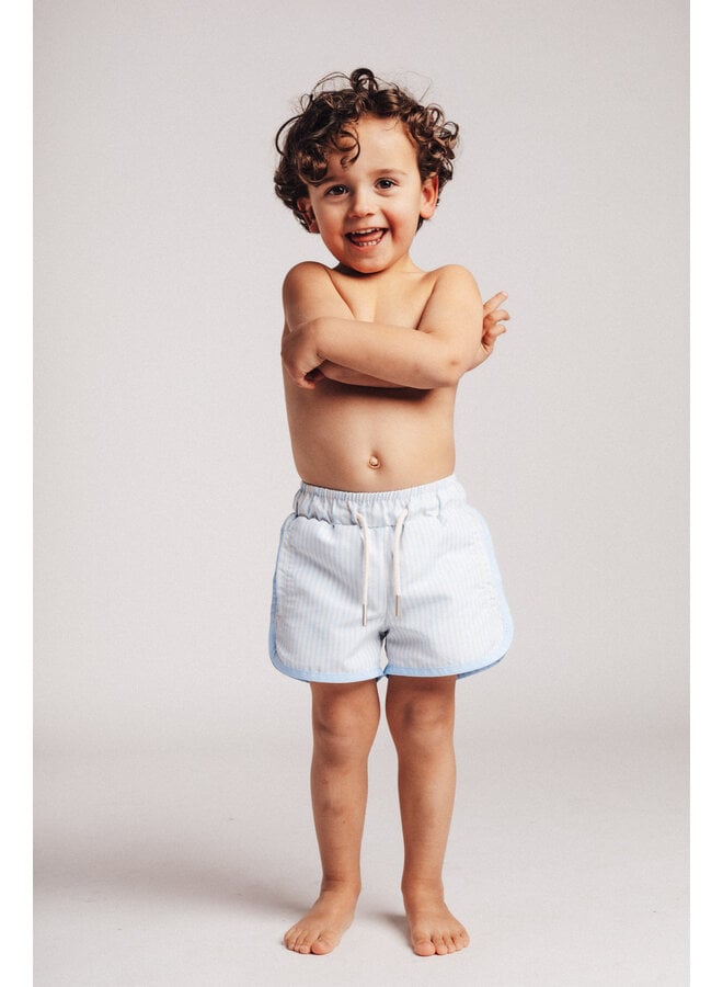 Baje Studio - Mello swim shorts - Blue steel stripe