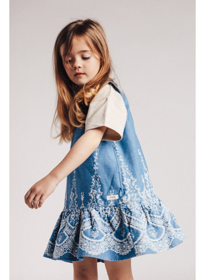 Baje Studio - Saartje chambray dress - Blue denim