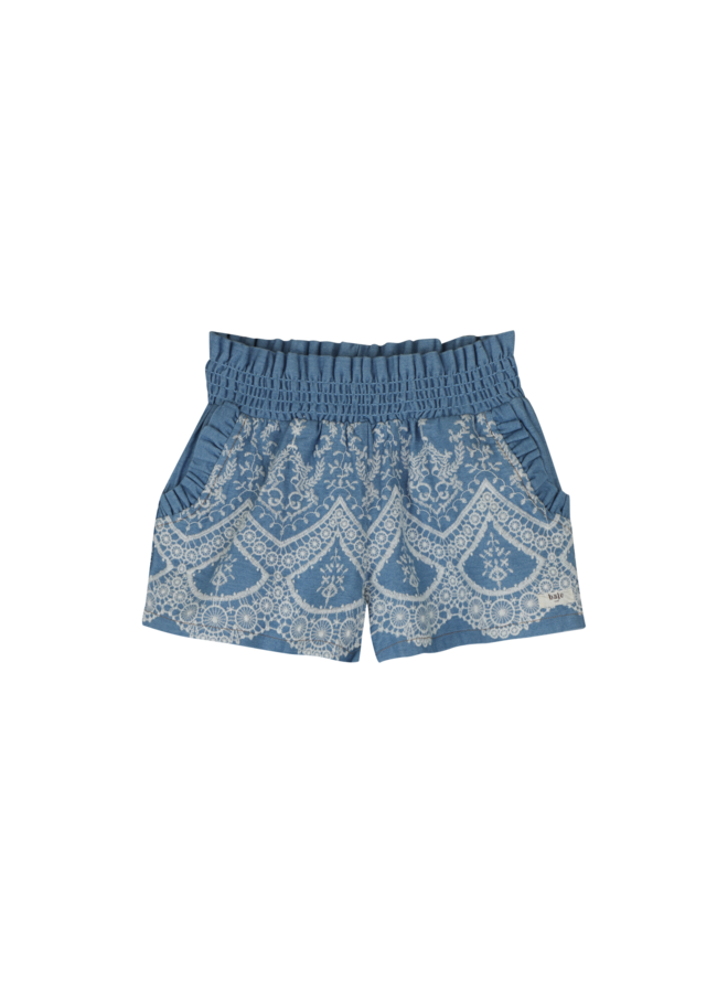 Ize chambray shorts - Blue denim