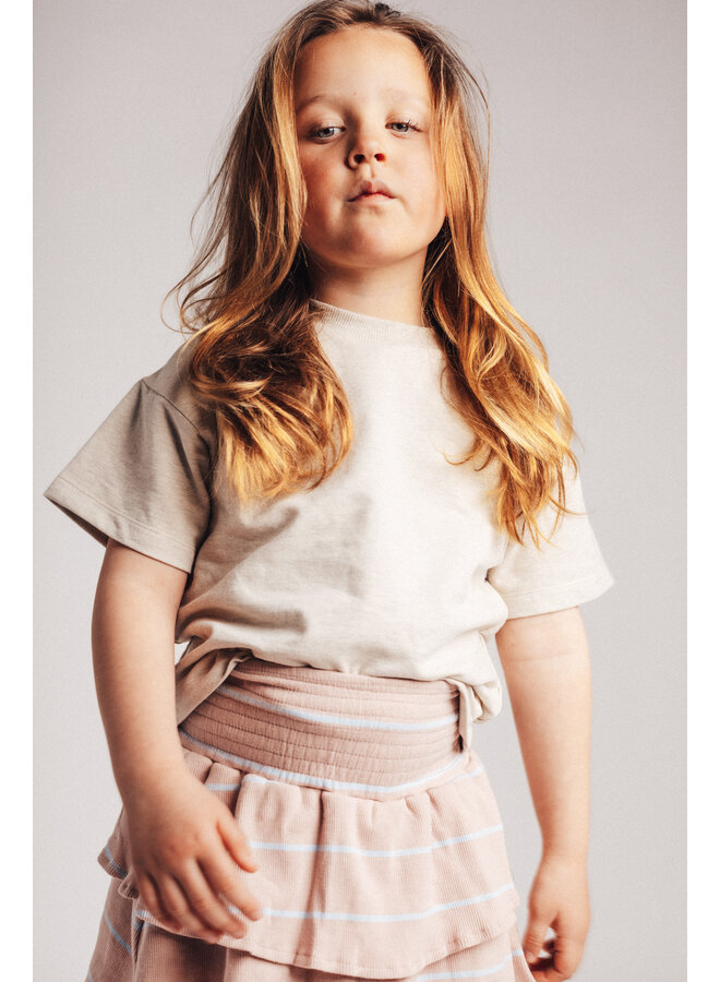Baje Studio - Juna t-shirt - Sand melange