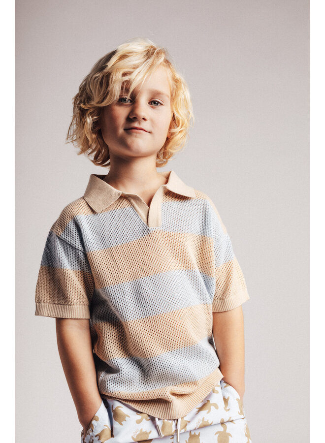 Baje Studio - Sev knitwear top - Blue steel