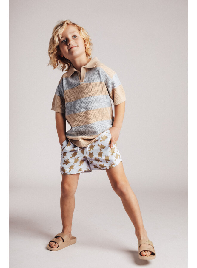 Baje Studio - Sev knitwear top - Blue steel