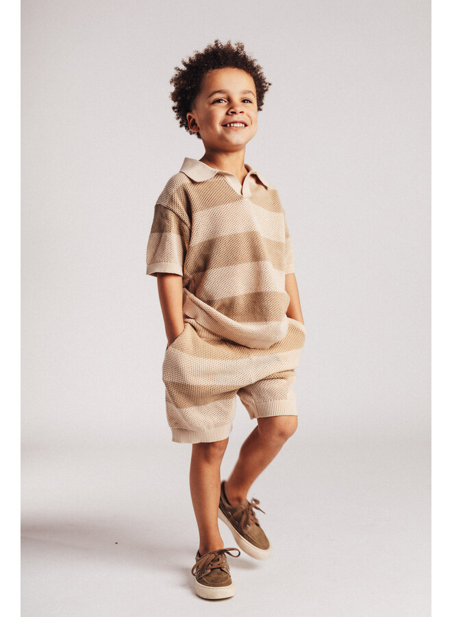 Baje Studio - Seth knitwear shorts - Taupe