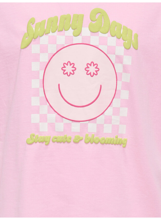 Kids Only - Rosita life ss loose print top - Sweet lilac sunny