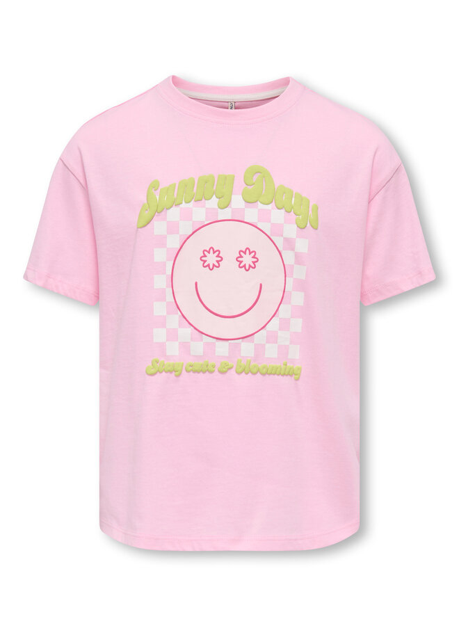 Kids Only - Rosita life ss loose print top - Sweet lilac sunny