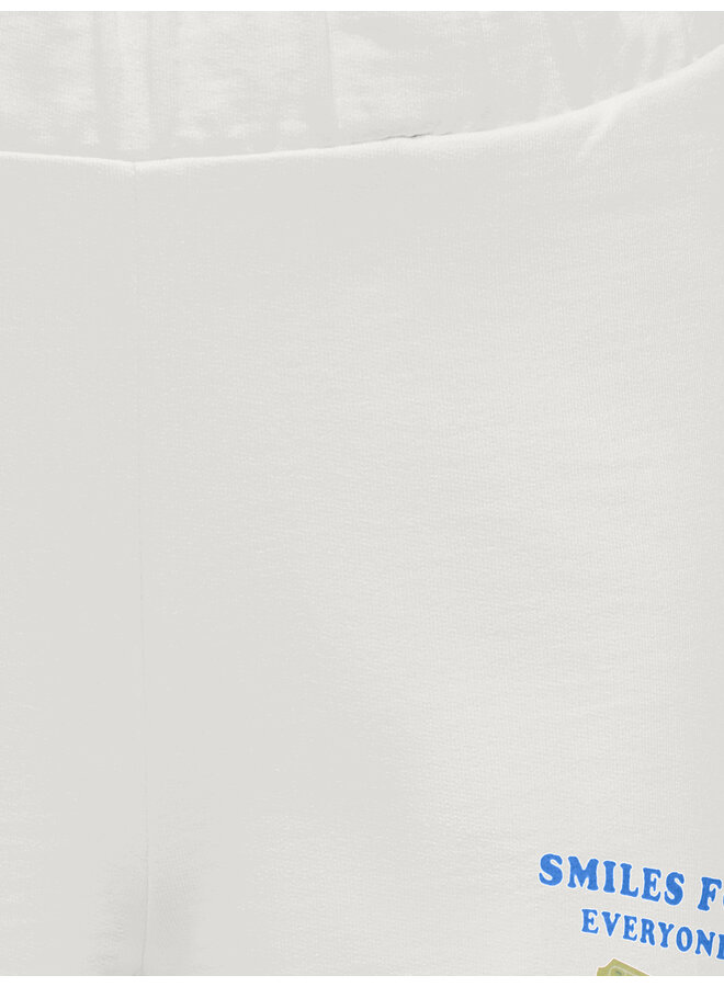 Kids Only - Ocean life sweat shorts - Cloud dancer smile