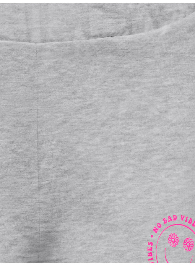 Kids Only - Ocean life sweat shorts - Light grey melange vibes