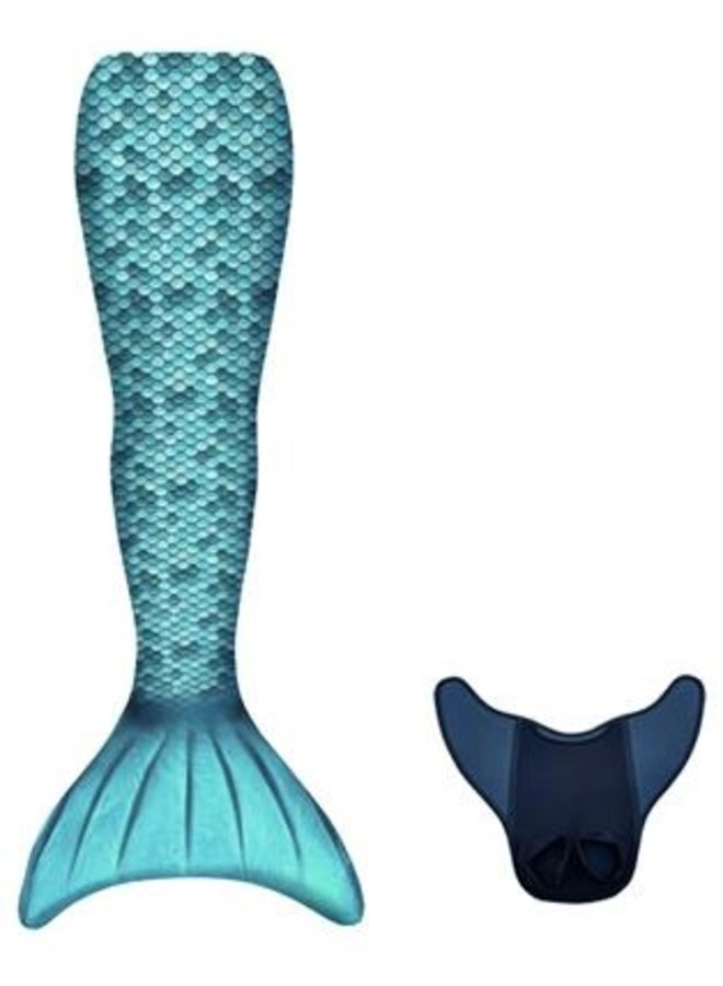 Kuaki Mermaids - 2-delige zeemeermin set - Turquoise (staart en monovin)