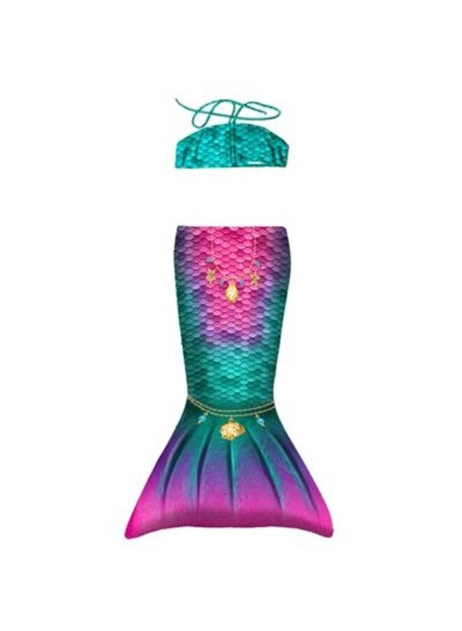 Kuaki Mermaids - 2-delige zeemeermin set - Star (staart en top)