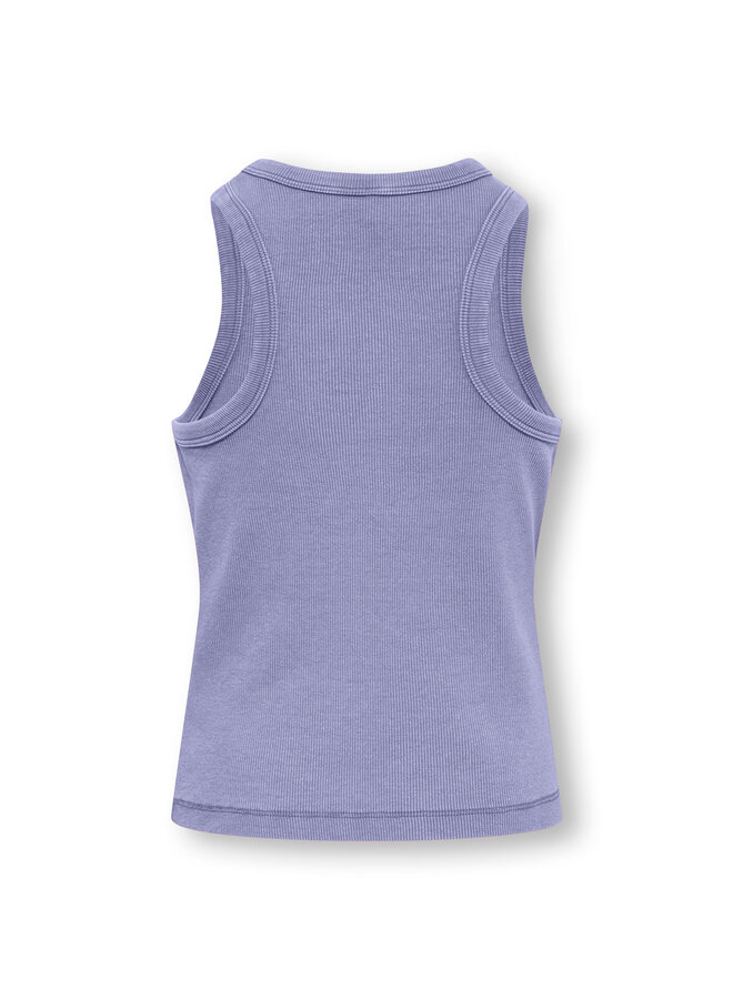Kids Only - Jilly emb washed tank top - Sweet lavender smiley