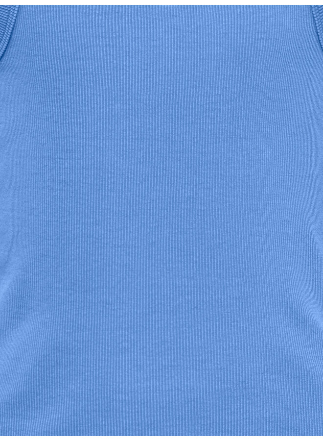 Kids Only - Jilly emb washed tank top - Ultramarine smiley