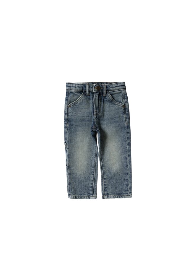 Denim worker jeans - Tinted mid blue
