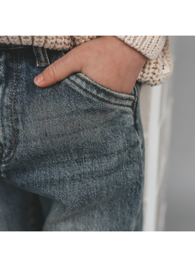 Your Wishes - Denim worker jeans - Tinted mid blue