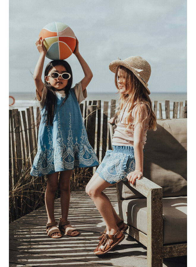 Baje Studio - Saartje chambray dress - Blue denim