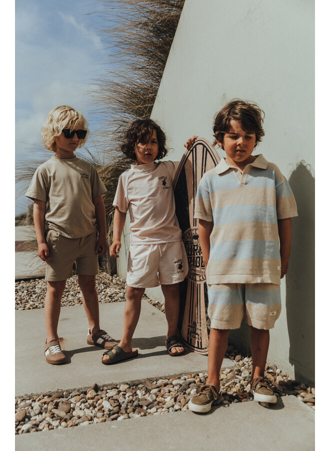 Baje Studio - Sev knitwear top - Blue steel