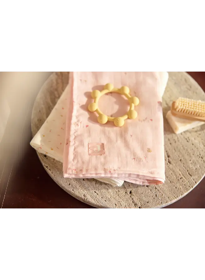 Jollein - Hydrofiele doek large 115x115cm - Pretty picnic (2pack)