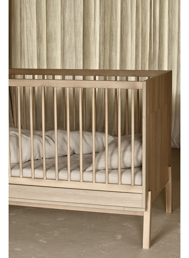 Quax - Ashi bed 140x70 - Honey ash