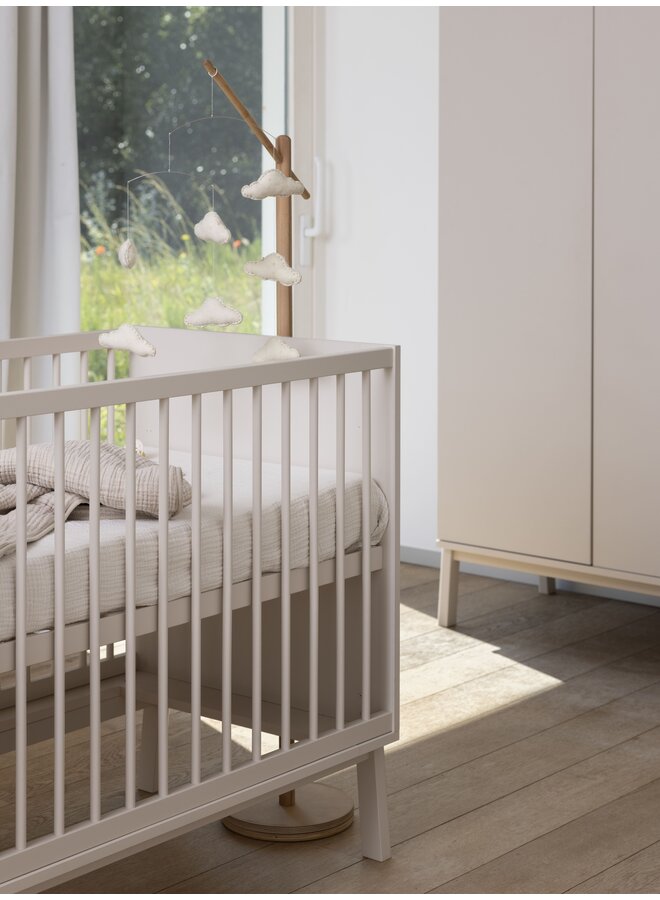 Quax - Ashi bed 120x60 - Clay