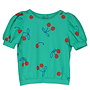 Lötiekids - Bloused tee cherries allover - Green