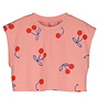 Lötiekids - Crop top cherries allover - Clay pink