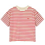 Lötiekids - Wide fit t-shirt stripes lotie - Off white