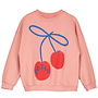 Lötiekids - Sweatshirt lotie cherries - Clay pink