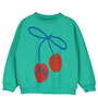 Lötiekids - Sweatshirt lotie cherries - Green