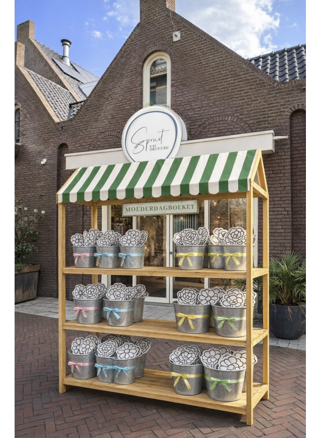 Moederdag boeket maken - Happy Kids day 1 mei