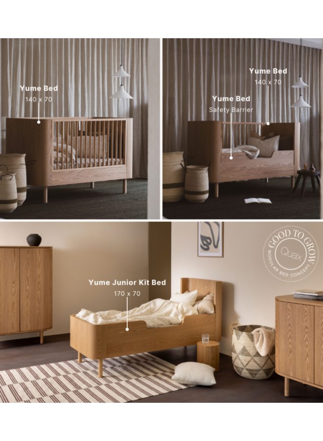 Quax - Yume uitvalbeschermer bed 140x70 - Natura