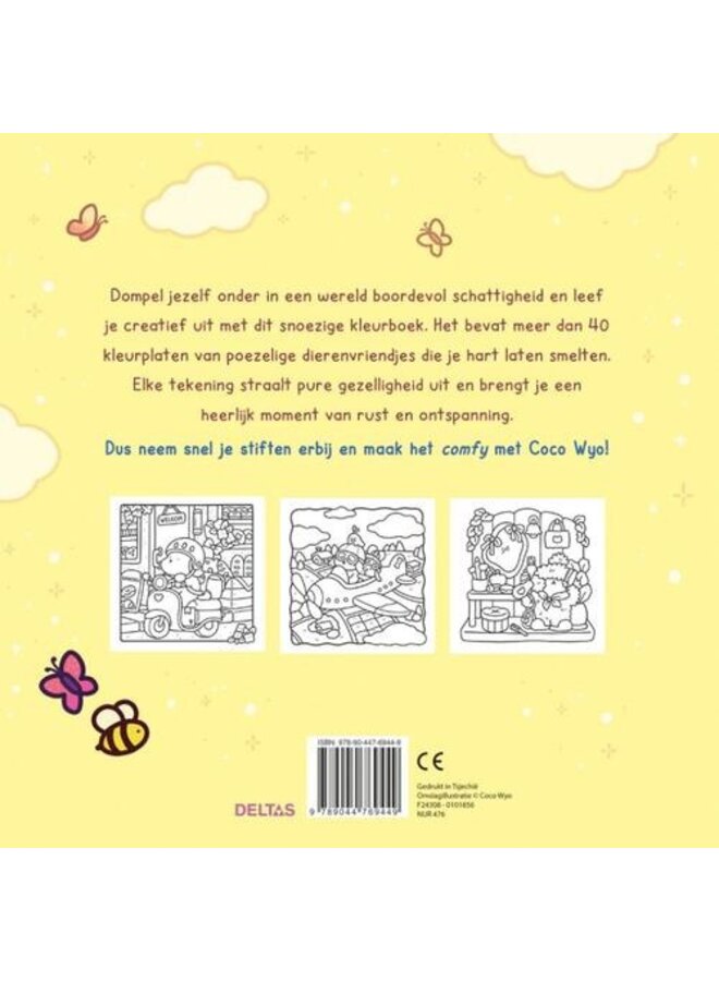 Deltas - Cozy cuties - Cute & comfy kleurboek