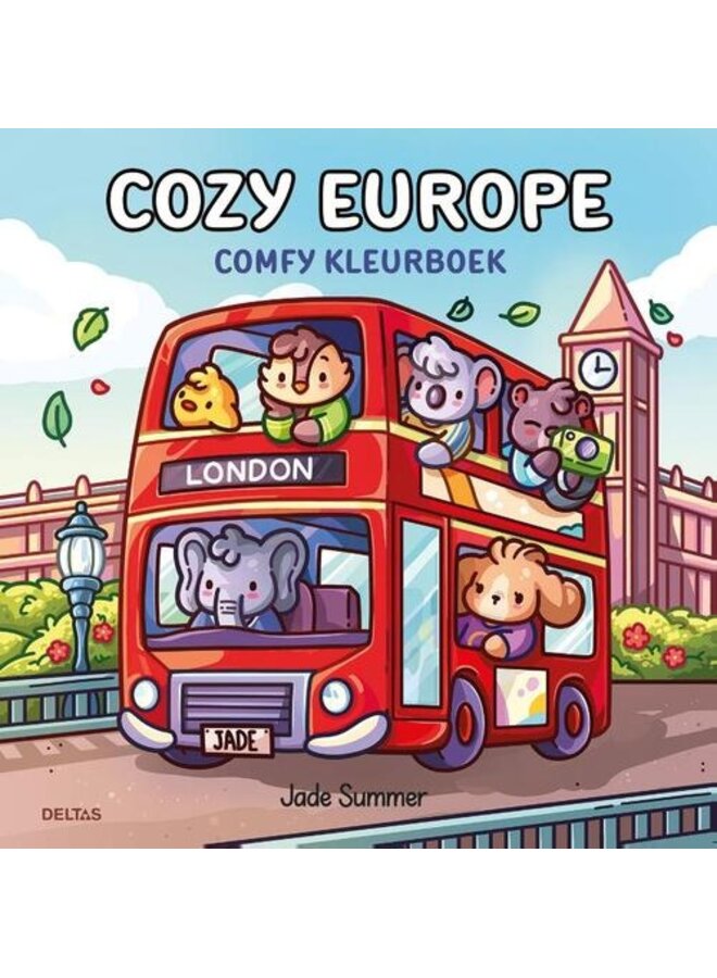 Deltas - Cozy Europe - Comfy kleurboek