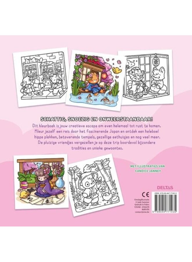 Deltas - Cozy Japan - Comfy kleurboek