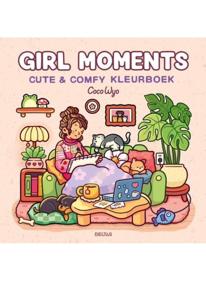 Deltas - Girl moments - Cute & comfy kleurboek