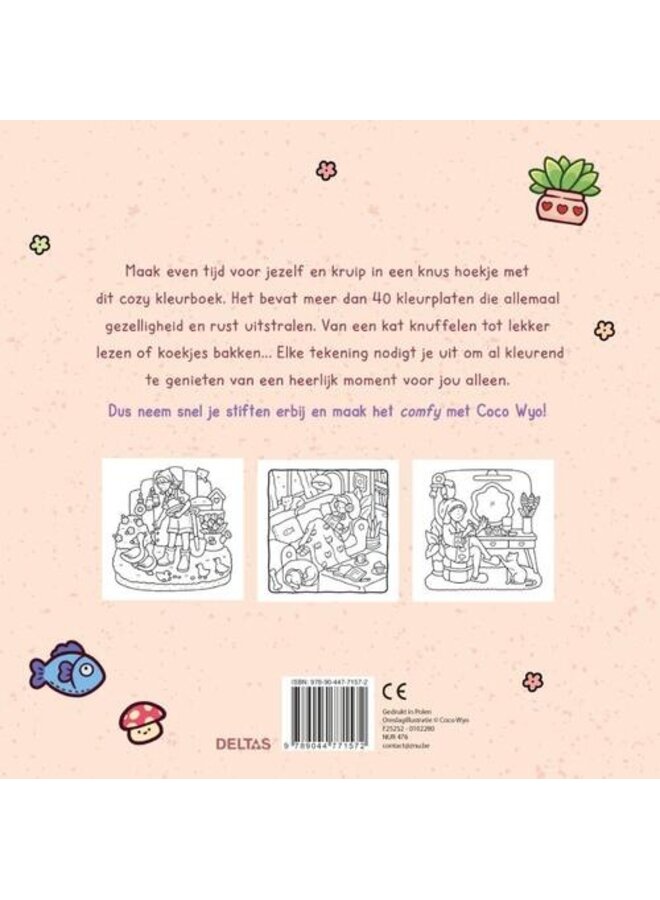 Deltas - Girl moments - Cute & comfy kleurboek