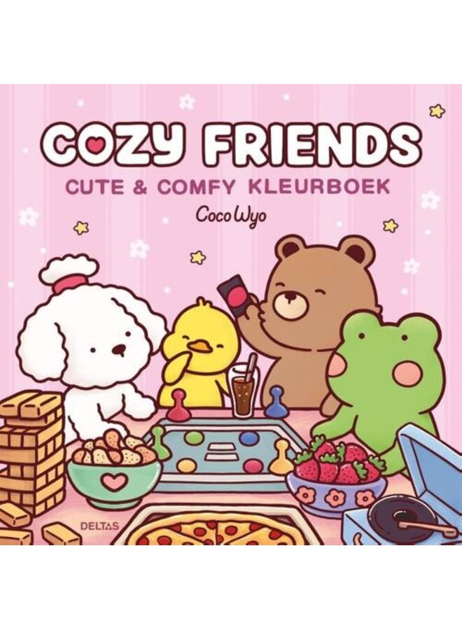 Deltas - Cozy friends - Cute & comfy kleurboek