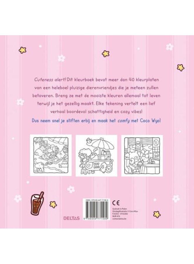 Deltas - Cozy friends - Cute & comfy kleurboek
