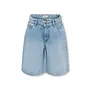 Kids Only - Sonny highwaist wide rhinstone shorts - Medium blue denim