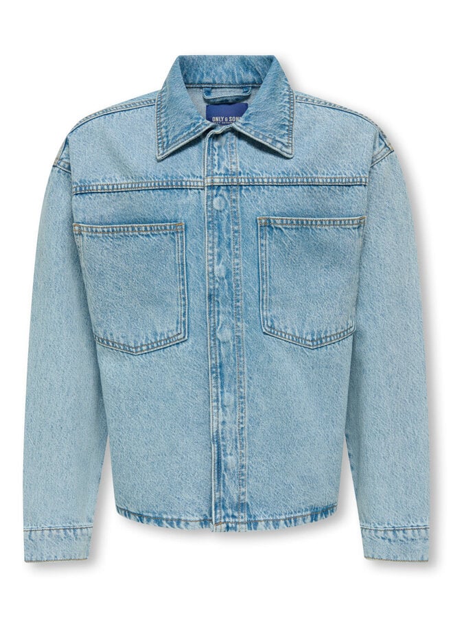 ONLY & SONS Junior - Emil box jacket - Medium blue denim