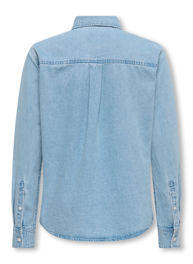 ONLY & SONS Junior - Orson regular dnm shirt - Light blue denim