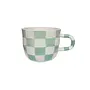 All the Luck in the World - Mug checkerboard pattern (handpainted)