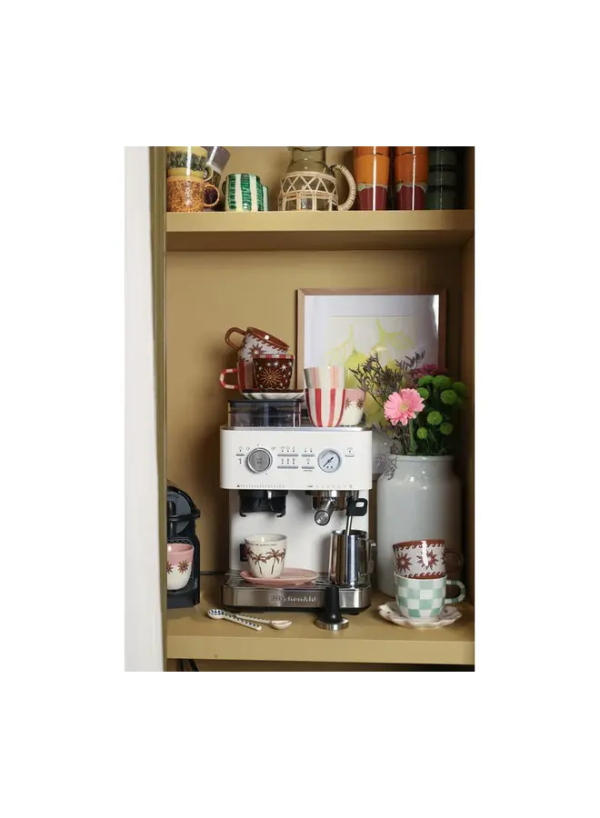 All the Luck in the World - Cup brown with sun and stars