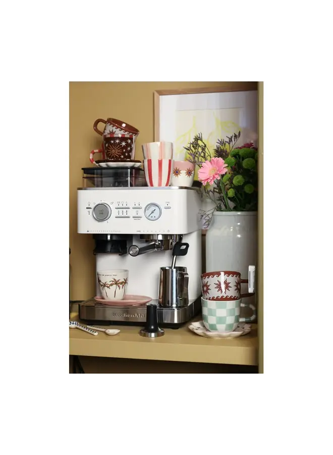 All the Luck in the World - Cup stars with pink stripe