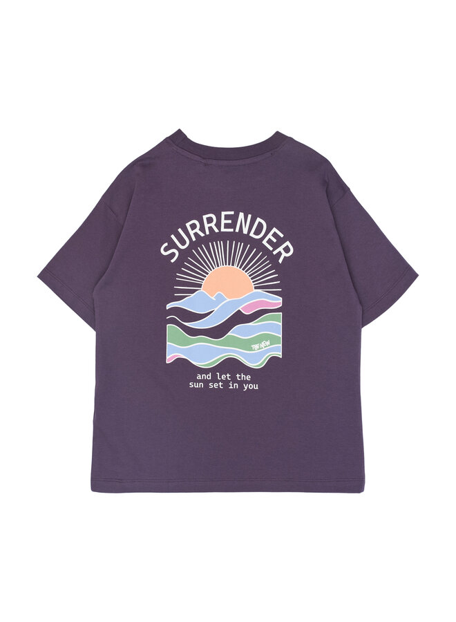 Tuck oversized tee - Sweet grape