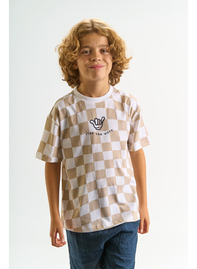 The New - Tiago oversized tee - Humus check