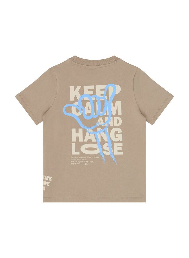 Titus oversized sweat tee - Humus