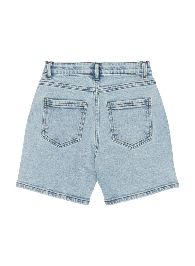 The New - Josh denim shorts - Light blue denim